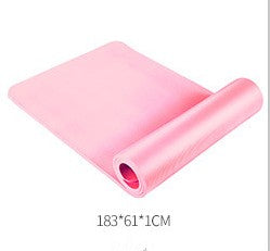 Yoga Fitness Mat -10mm. This Mat has been Thickened & Widened. Great For Beginners