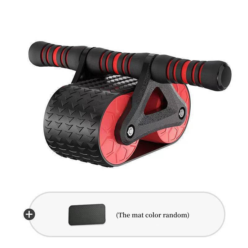 Double Wheel Abdominal Exerciser for Women /Men. Featuring automatic Rebound tech. This Ab Wheel Rolleris a Waist Trainer, portable Gym and Sports Home Exerciser all in one. Devices