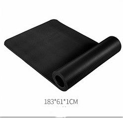 Yoga Fitness Mat -10mm. This Mat has been Thickened & Widened. Great For Beginners