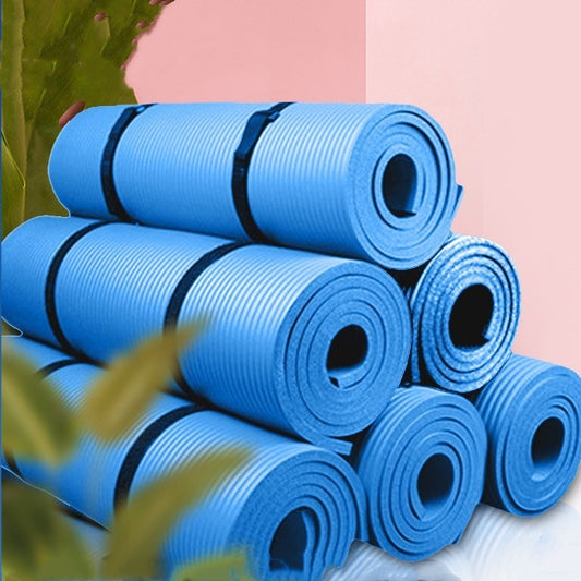 Yoga Fitness Mat -10mm. This Mat has been Thickened & Widened. Great For Beginners